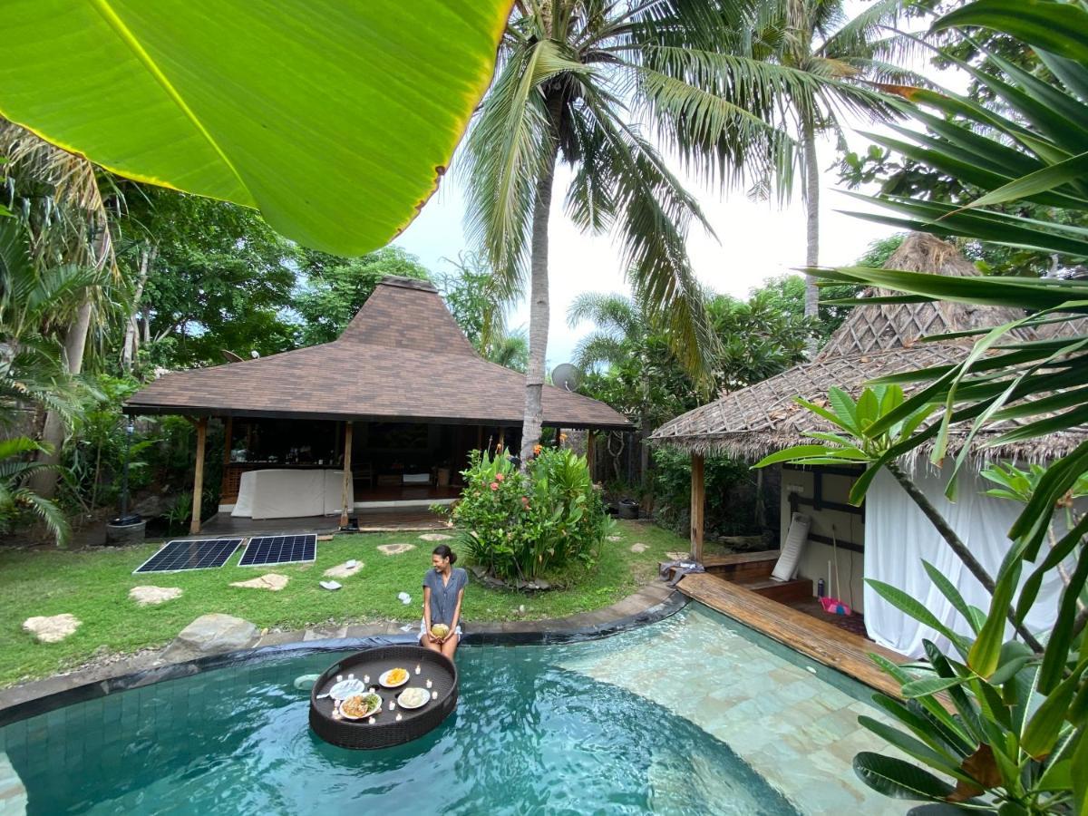 Villa Bhuvana With Private Swimming Pool Gili Trawangan Exterior foto