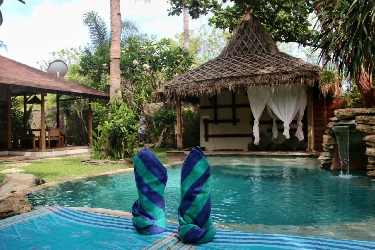 Villa Bhuvana With Private Swimming Pool Gili Trawangan Exterior foto